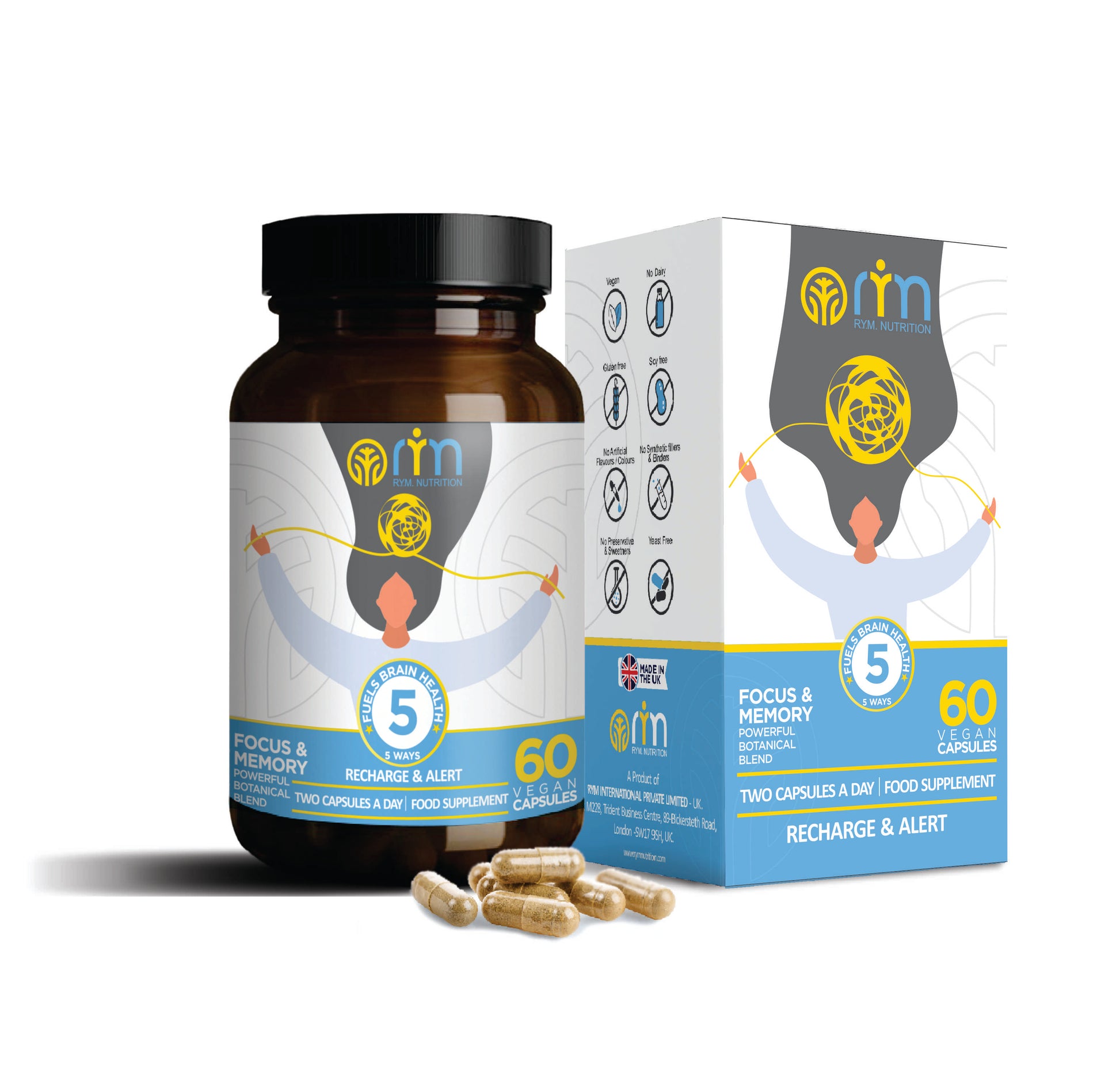 FOCUS & MEMORY - R.Y.M. Nutrition